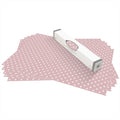 THE MASTER HERBALIST Wipe Clean Drawer Liners Polka Dot Wipe Clean & Unscented Drawer Liners in a PINK POLKA DOT Design