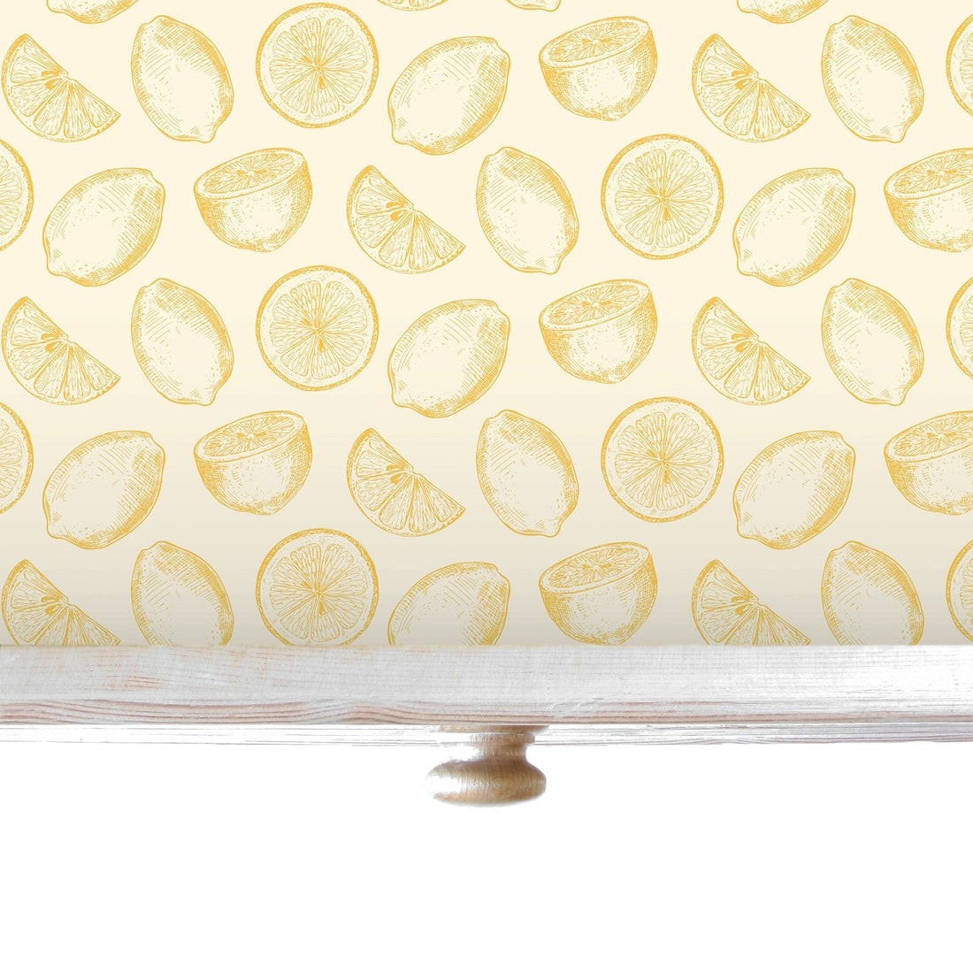 THE MASTER HERBALIST Wipe Clean Drawer Liners Wipe Clean & Unscented Drawer Liners with a YELLOW LEMONS Design